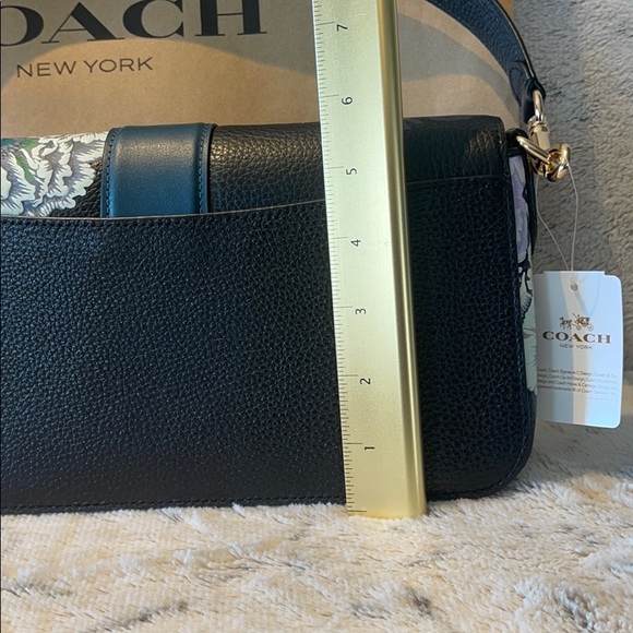 Coach Georgie Kaffe Fassett Leather Shoulder Bag💝 - Picture 13 of 16